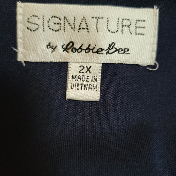 🌸 NWT Signature by Robbie Bee Floral Wrap Dress | 2X | Work-to-Weekend🌸 - Picture 7 of 11